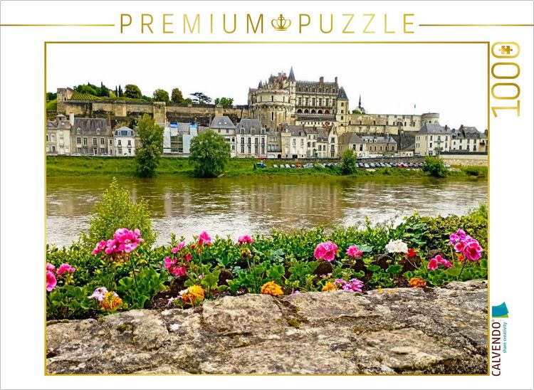 Produktbild: CALVENDO Puzzle Schloss Amboise an der Loire | 1000 Teile Lege-Gr&ouml;&szlig;e 64x48cm Foto-Puzzle f&uuml;r gl&uuml;ckliche Stunden