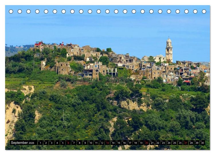 Produktbild: Riviera di Ponente (Tischkalender 2026 DIN A5 quer), CALVENDO Monatskalender