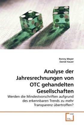 Produktbild: Meyer, R: Analyse der Jahresrechnungen von OTC gehandelten G
