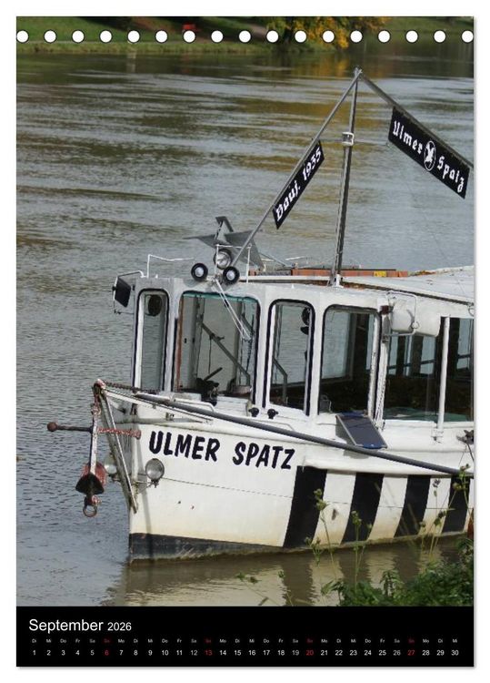 Produktbild: Ulm an der Donau (Tischkalender 2026 DIN A5 hoch), CALVENDO Monatskalender