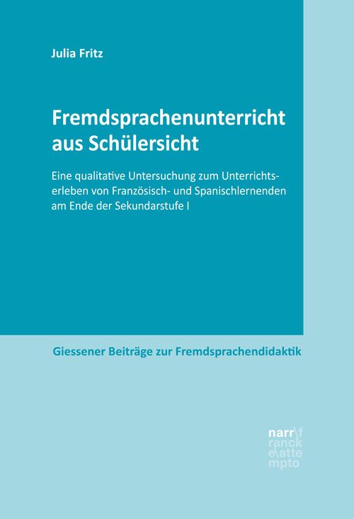 Produktbild: Fremdsprachenunterricht aus Sch&uuml;lersicht