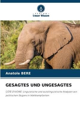 Produktbild: Gesagtes und Ungesagtes