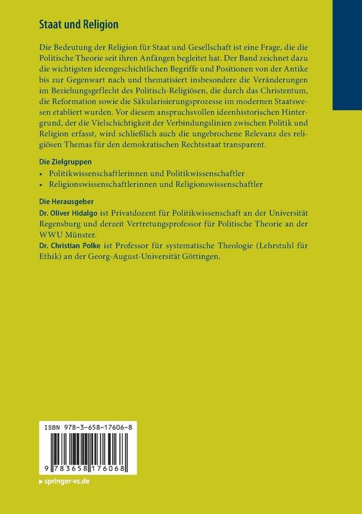 Produktbild: Staat und Religion