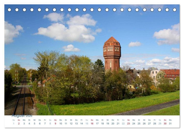 Produktbild: Stadt Nordenham 2026. Impressionen zwischen Weser und Wiesen (Tischkalender 2026 DIN A5 quer), CALVENDO Monatskalender