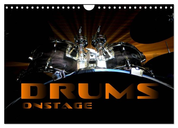 Produktbild: DRUMS ONSTAGE (Wall Calendar 2026 DIN A4 landscape), CALVENDO 12 Month Wall Calendar
