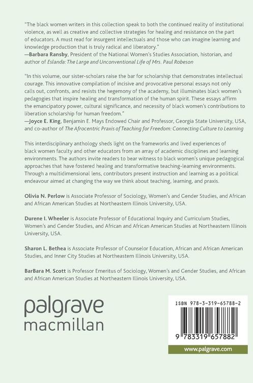 Produktbild: Black Women's Liberatory Pedagogies
