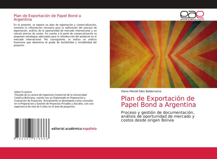 Produktbild: Plan de Exportaci&oacute;n de Papel Bond a Argentina