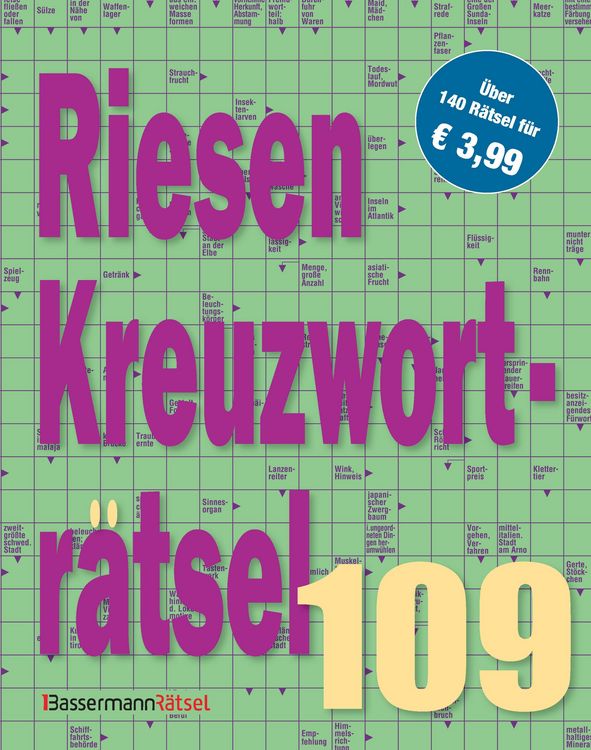 Produktbild: Riesen-Kreuzwortr&auml;tsel 109