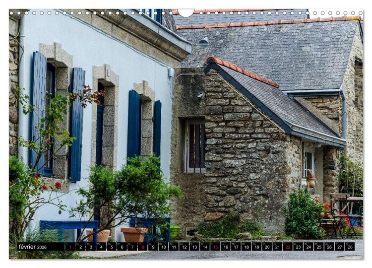 Produktbild: Bretagne Un r&ecirc;ve en couleurs (Calendrier mural 2026 DIN A3 vertical), CALVENDO calendrier mensuel