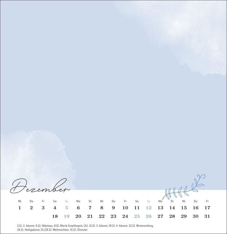 Produktbild: Kreativkalender zum Aufstellen Gl&uuml;cksmomente 2027