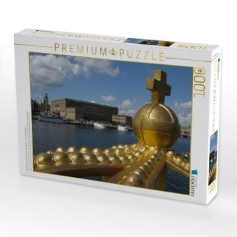 Produktbild: CALVENDO Puzzle Ein Motiv aus dem Kalender Stockholm - Licht des Nordens | 1000 Teile Lege-Gr&ouml;&szlig;e 64x48cm Foto-Puzzle f&uuml;r gl&uuml;ckliche Stunden