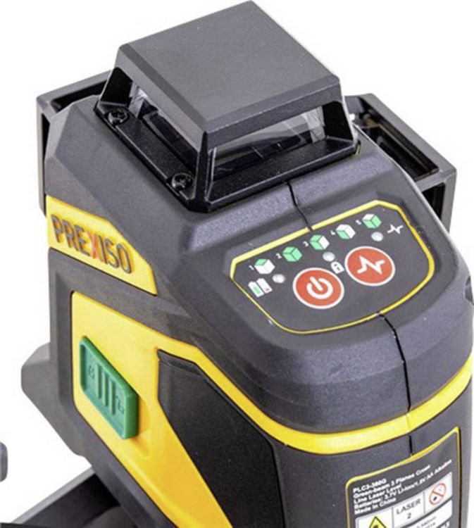 Produktbild: Prexiso PLC3-360G 360&deg;-Linienlaser gr&uuml;ner Laser, inkl. 360&deg; Laser, inkl. Akku, inkl. Box Reichweite (max.): 60 m