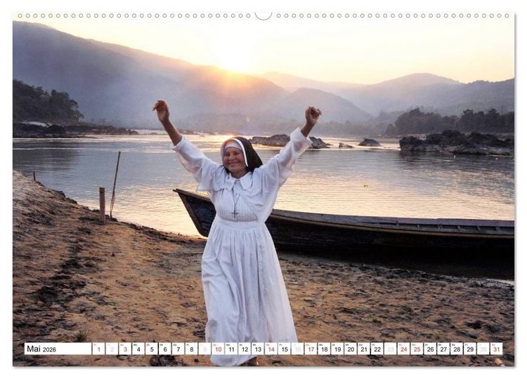 Produktbild: PORTRAITS - Frauen aus aller Welt (hochwertiger Premium Wandkalender 2026 DIN A2 quer), Kunstdruck in Hochglanz