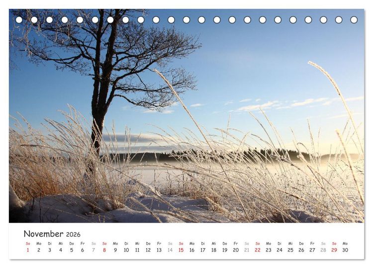 Produktbild: Schwedische Sehnsuchtsorte (Tischkalender 2026 DIN A5 quer), CALVENDO Monatskalender