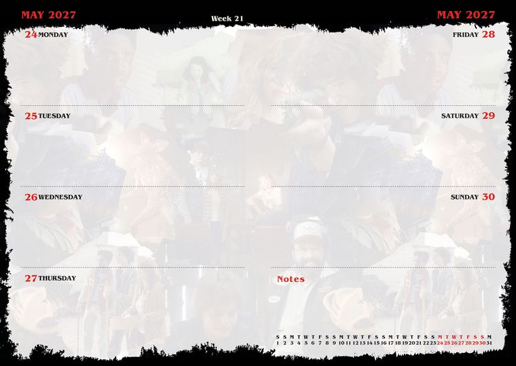Produktbild: Stranger Things &ndash; A5-Tischkalender 2027