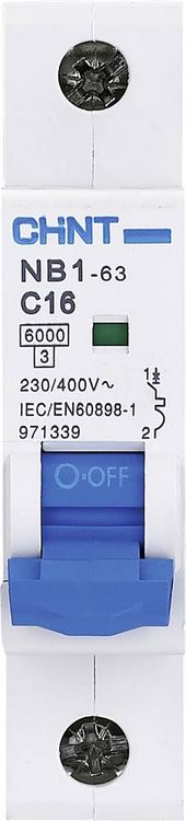 Produktbild: Chint 179784 NB1L Leitungsschutzschalter 1polig 16A