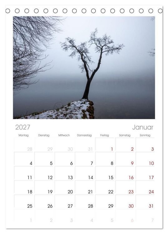Produktbild: Tischplaner 2027 - Lychen - zwischen Wald und Seen (A5 Tischkalender zum Aufstellen) CALVENDO