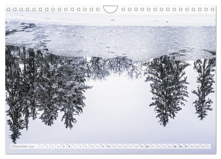 Produktbild: Magie gespiegelter Welten (Wandkalender 2026 DIN A4 quer), CALVENDO Monatskalender