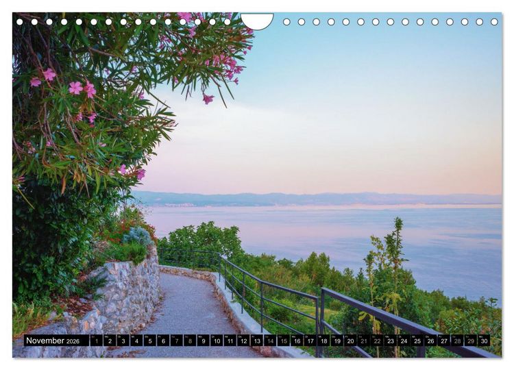 Produktbild: Moscenicka Draga 2026 - Urlaubsparadies an der Kvarner Bucht (Wandkalender 2026 DIN A4 quer), CALVENDO Monatskalender