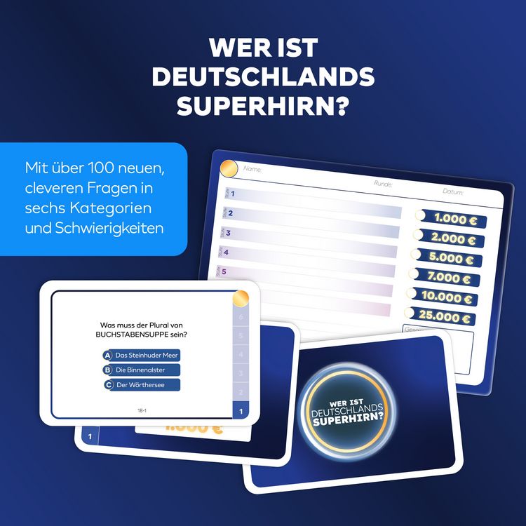 Produktbild: Wer ist Deutschlands Superhirn? Das offizielle Quizspiel zur Show