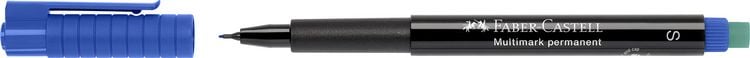 Produktbild: Faber-Castell Marker Multimark permanent S blau