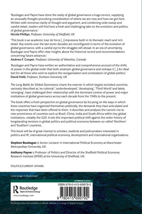 Produktbild: The Long Battle for Global Governance