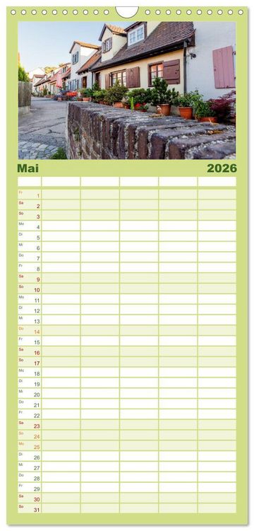 Produktbild: Familienplaner 2026 - Ulm einfach liebenswert mit 5 Spalten (Wandkalender, 21 x 45 cm) CALVENDO