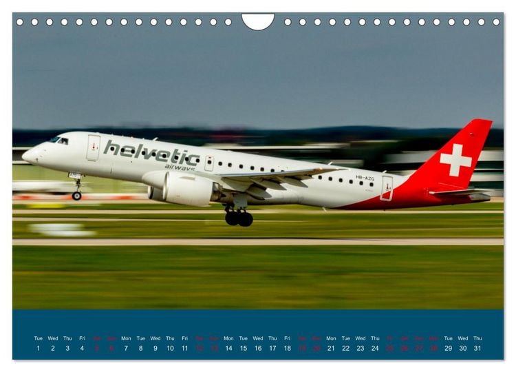 Produktbild: Panning Aviation Photography (Wall Calendar 2026 DIN A4 landscape), CALVENDO 12 Month Wall Calendar
