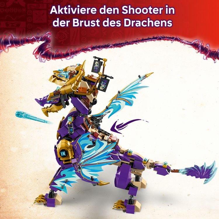 Produktbild: LEGO NINJAGO Lichtbogendrache - Bauspielzeug mit 8 Minifiguren 71836