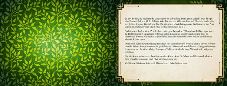 Produktbild: Der inoffizielle Adventskalender f&uuml;r Tolkien-Fans