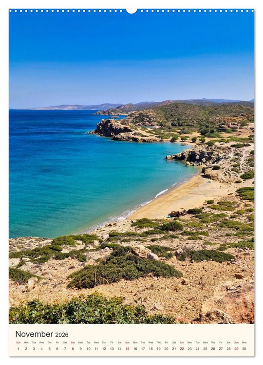 Produktbild: A feast for the eyes - Crete (High Quality Premium Wall Calendar 2026 DIN A2 portrait),CALVENDO 12 Month Wall Calendar