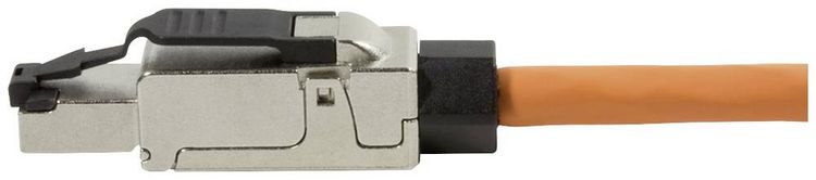 Produktbild: LogiLink MP0040 Feldkonfektionierbarer Stecker, Cat.6A, geschirmt, PrimeLine MP0040 Schwarz, Silber 1 St.