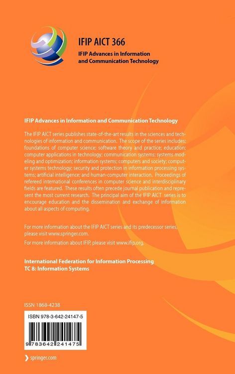 Produktbild: Governance and Sustainability in Information Systems. Managing the Transfer and Diffusion of IT
