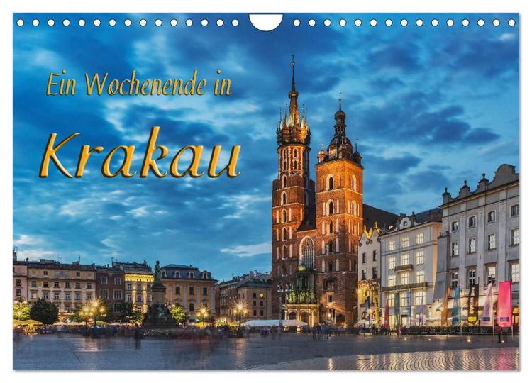 Produktbild: Ein Wochenende in Krakau (Wandkalender 2026 DIN A4 quer), CALVENDO Monatskalender