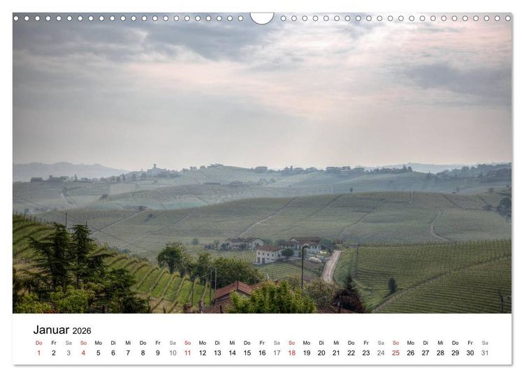 Produktbild: Piemont - bellissimo 2026 (Wandkalender 2026 DIN A3 quer), CALVENDO Monatskalender