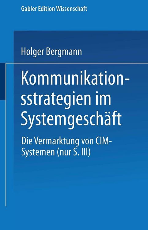 Produktbild: Kommunikationsstrategien im Systemgesch&auml;ft