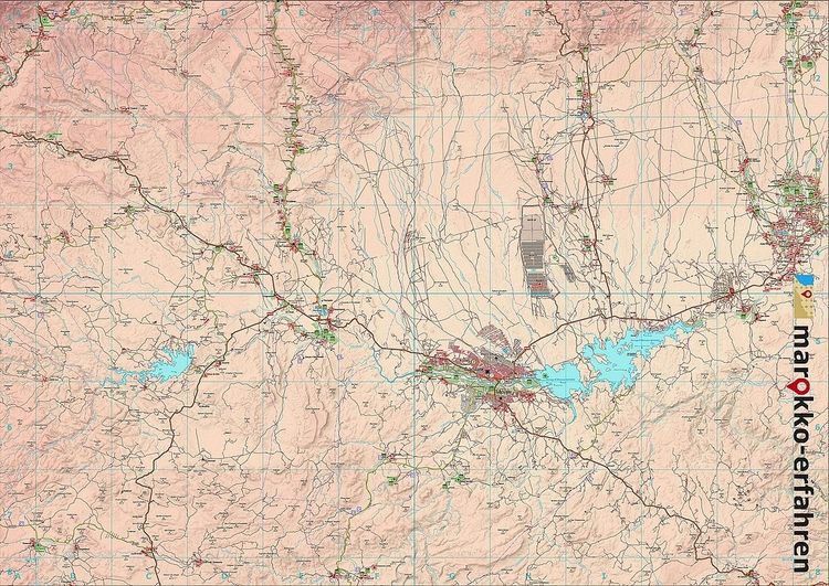 Produktbild: M11: A&iuml;t Ben Haddou - Ouarzazate - Skoura 1:120.000 + GPS-Waypoints