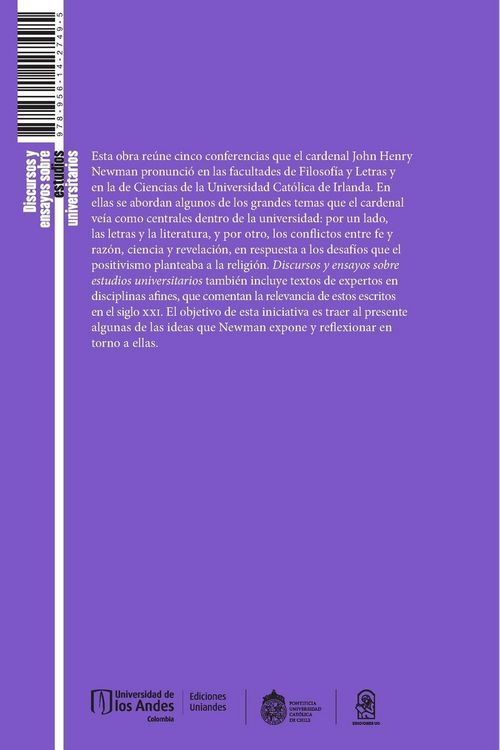 Produktbild: Discursos y ensayos sobre estudios universitarios