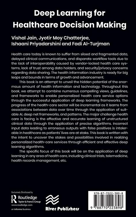 Produktbild: Deep Learning for Healthcare Decision Making