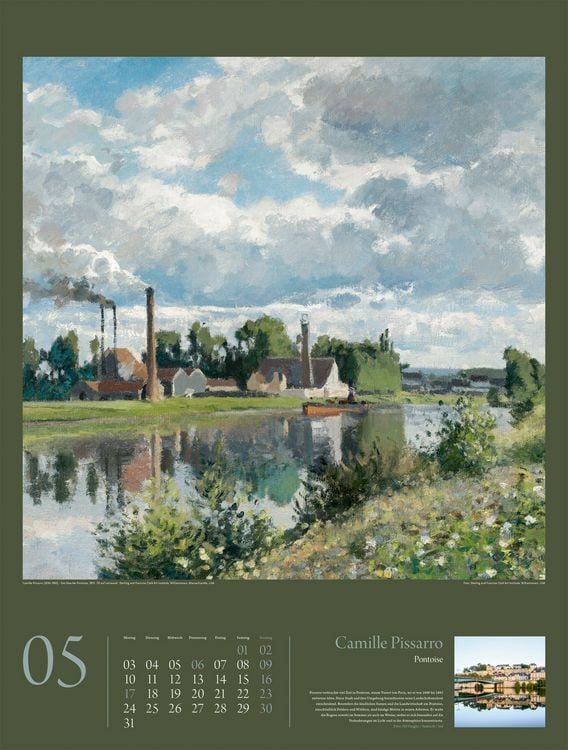 Produktbild: KunstGeschichten Kalender 2027 | Meisterwerke und die Orte ihrer Inspiration