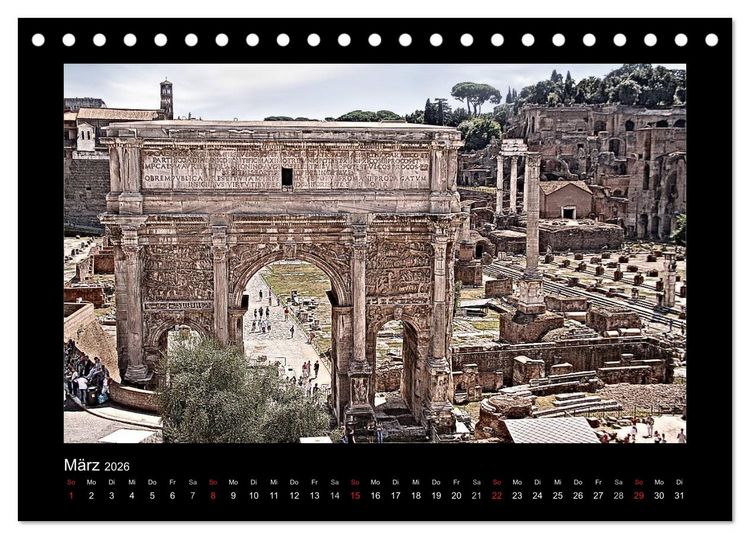 Produktbild: Roma (Tischkalender 2026 DIN A5 quer), CALVENDO Monatskalender