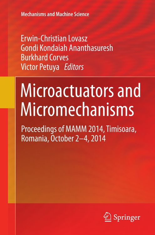 Produktbild: Microactuators and Micromechanisms