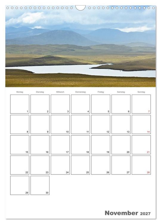 Produktbild: Schottland f&uuml;r Naturliebhaber (Wandkalender 2027 DIN A3 hoch), CALVENDO Monatskalender