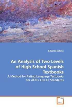 Produktbild: Valerio, E: An Analysis of Two Levels of High School Spanish