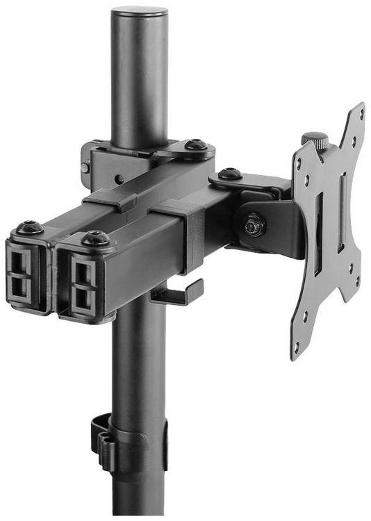 Produktbild: Neomounts FPMA-D550BLACK Monitor-Tischhalterung 1 Display(s) 25,4 cm (10") - 81,3 cm (32") Schwarz Schwenkbar, Rotierbar, Neigbar, H&ouml;henverstellbar