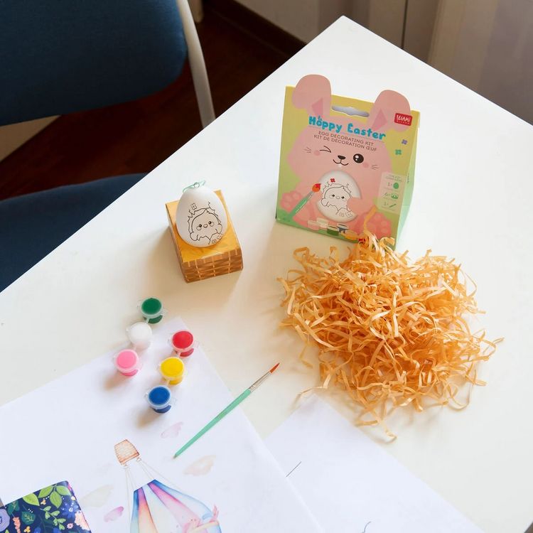 Produktbild: Legami Dekorationsset f&uuml;r Eier - Hoppy Easter - Hase