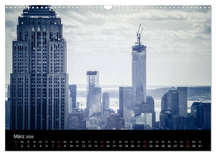 Produktbild: New York (Wandkalender 2026 DIN A3 quer), CALVENDO Monatskalender