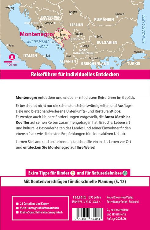 Produktbild: Reise Know-How Reisef&uuml;hrer Montenegro