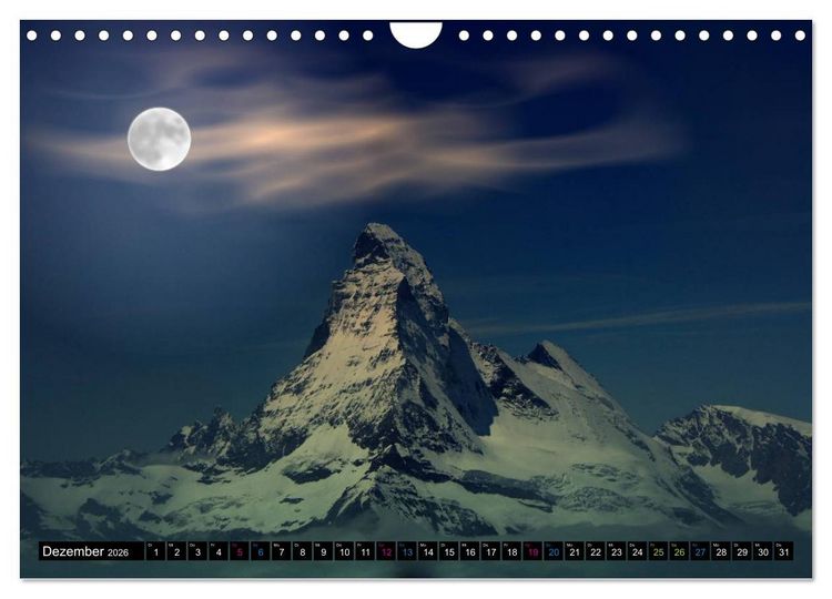 Produktbild: MATTERHORN. Faszination und Magie (Wandkalender 2026 DIN A4 quer), CALVENDO Monatskalender