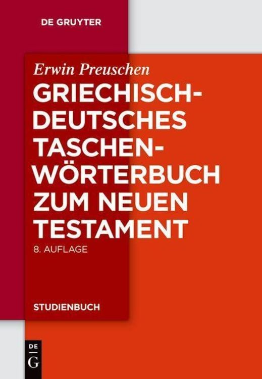 Produktbild: Griechisch-deutsches Taschenwörterbuch zum Neuen Testament